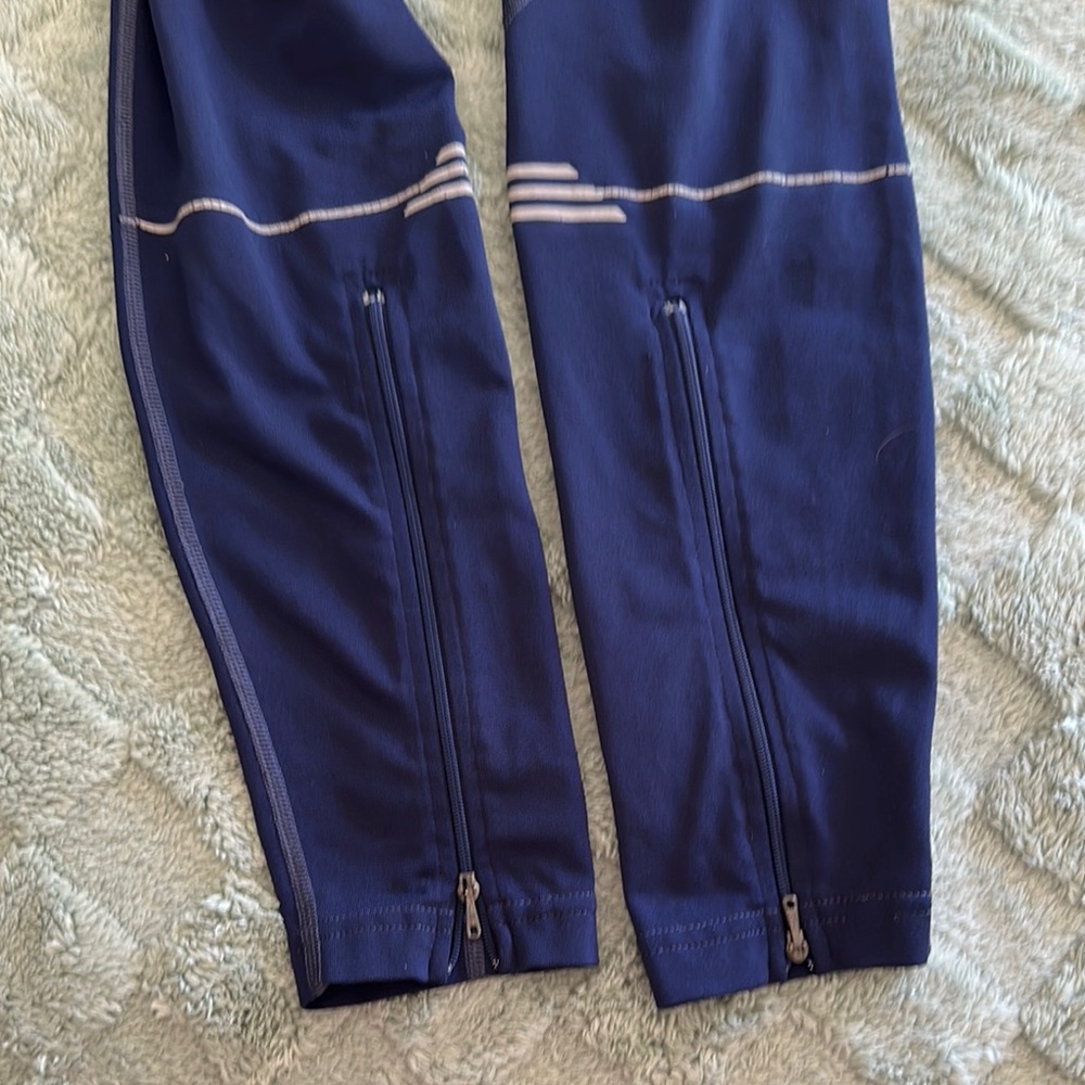 Adidas Blue Sweatpants with Tapered Leg Design - Picture 7 of 7